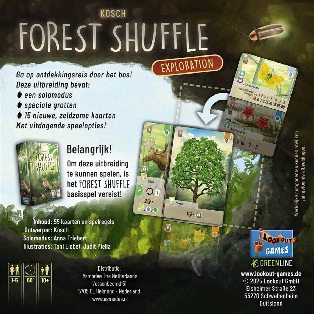 Spel - Kaartspel - Forest Shuffle - Uitbreiding - Exploration - 2 tot 5 spelers - 10+ — cadeau in Spellen & Speelgoed - foto 5