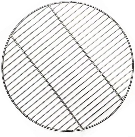 Rond BBQ Rooster van RVS - Grillrooster voor Buiten Koken, Camping en ...