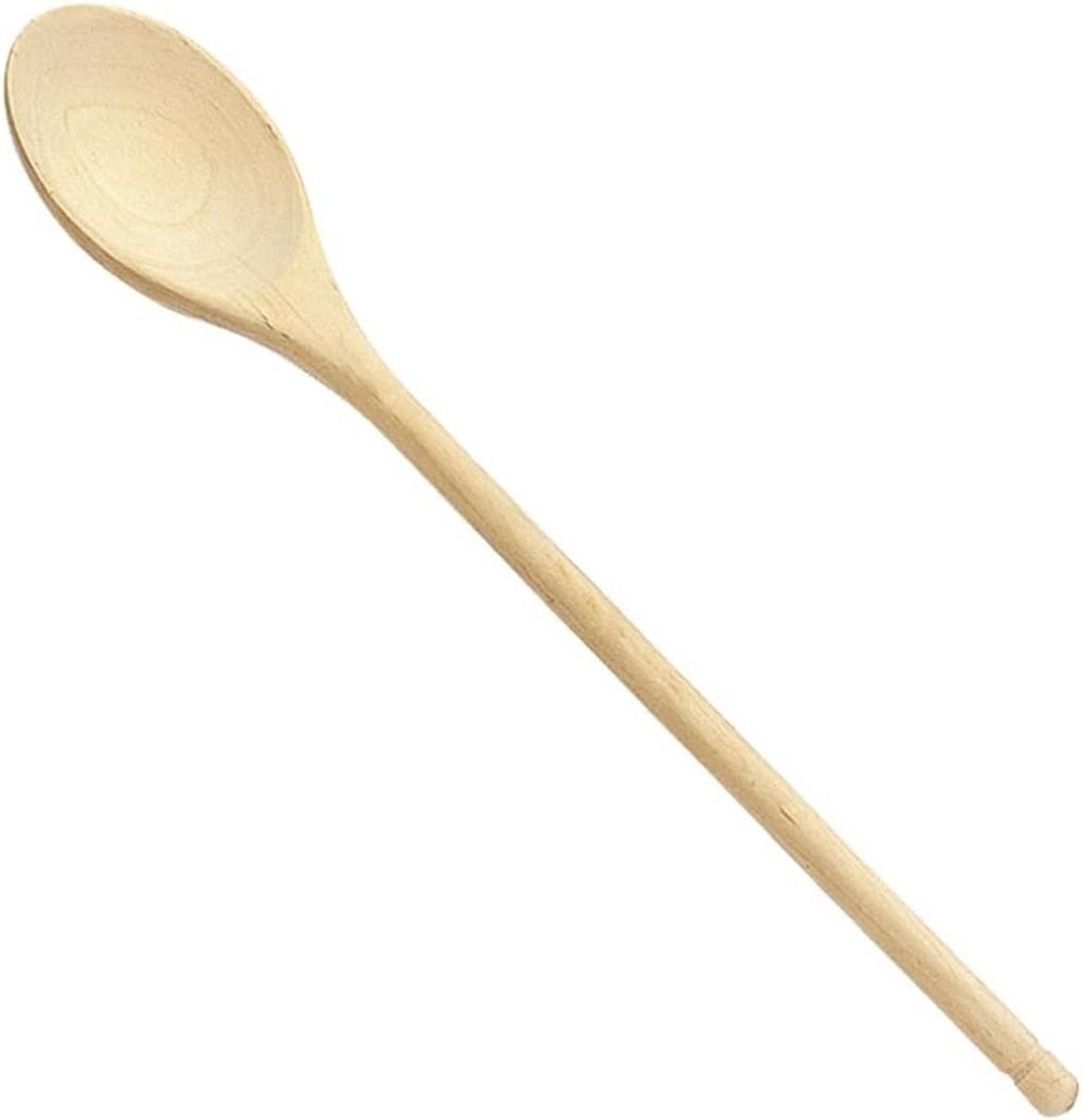 Ovale Houten Roerlepel 25 cm - Geschikt voor Antiaanbakpannen