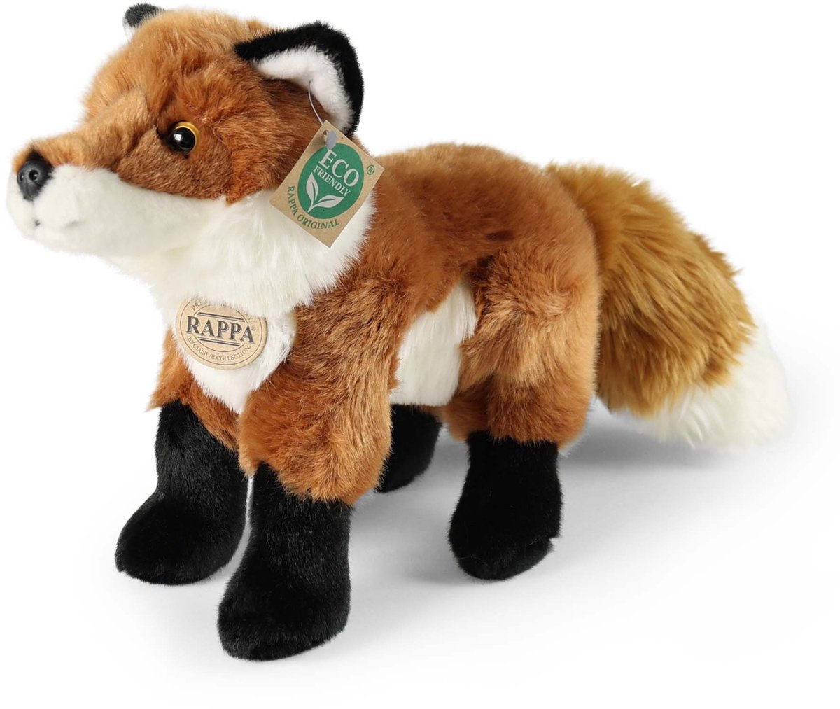 Rappa Eco Friendly Serie - Pluche Vos - 30 cm - Zacht - Duurzaam