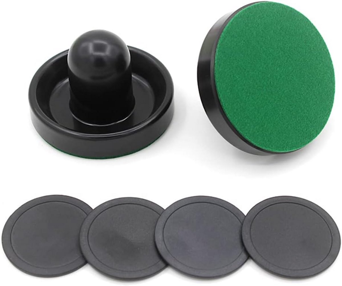 Air Hockey Set Accessoires: 4 Stootbuffers, 8 Pucks en Vilt - Geschikt voor Tafelhockey