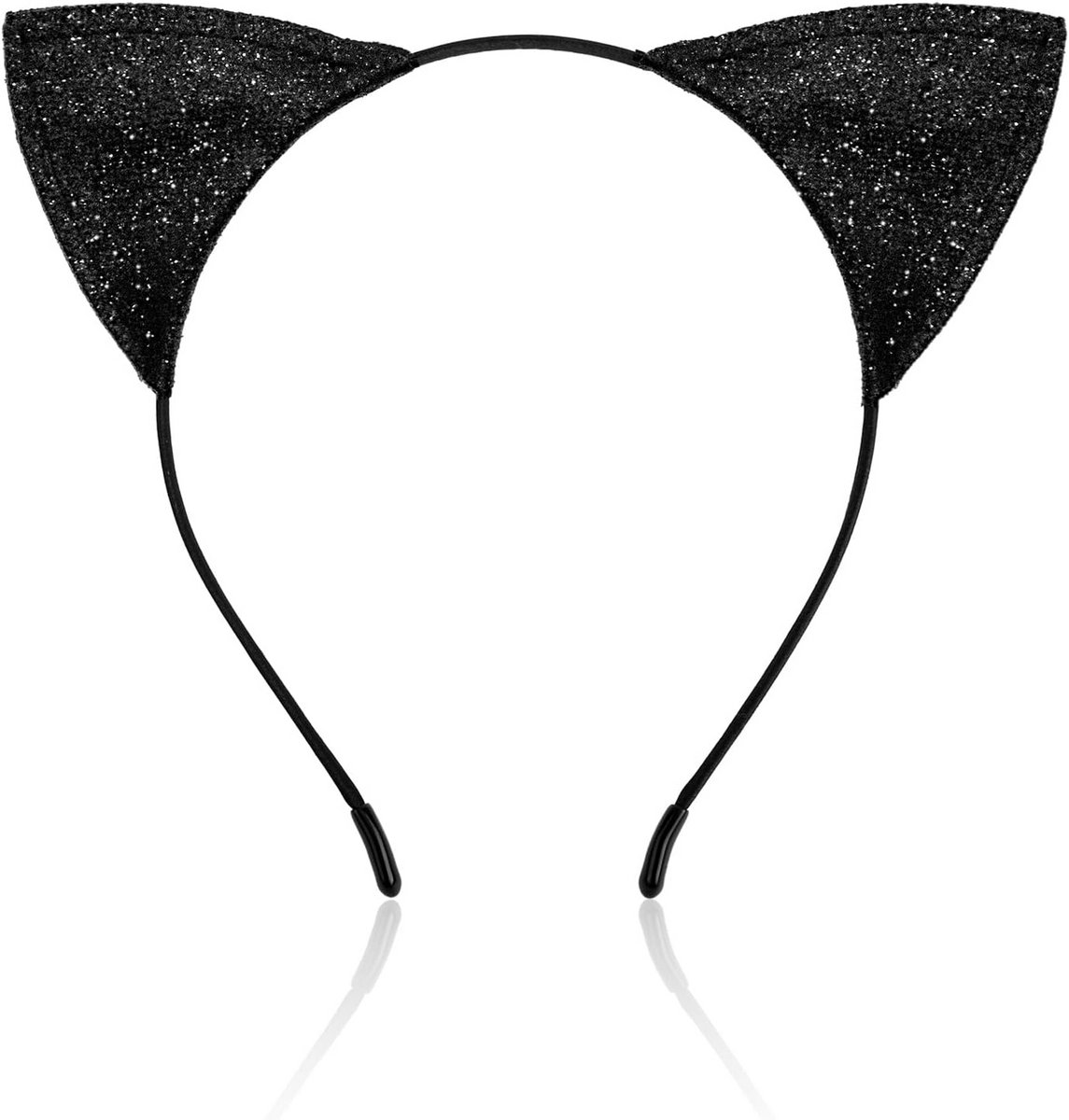 Glanzende Pailletten Kattenoren Haarband voor Dames - Feestelijk & Schattig Haaraccessoire