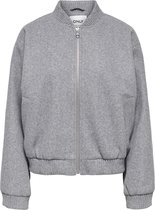 Only Veste Onlelba Life Bomber Jacket Cc Otw 15360974 Medium Grey Melange Femmes Taille - L