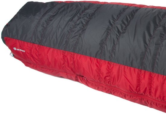 SirJoseph mummyslaapzak Himalaya Looping III 1200 - links 200 cm - Rood van Merkloos — afbeelding 4