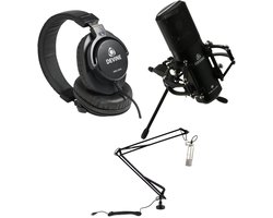 Devine M-Mic PRO USB Podcast Bundel met broadcast arm en hoofdtelefoon