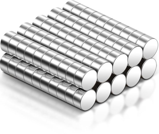 100 Stuks Mini Magneten 2x1 Mm – Sterke Neodymium Magneten – Rond – Voor Ambachten, Whiteboard, Koelkast En DIY-projecten