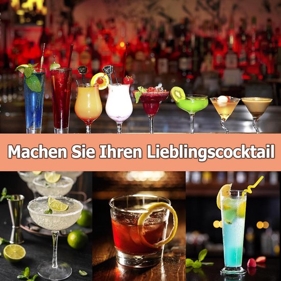 26 Ounce 750 ml, cocktailshakers Roestvrijstalen cocktailshaker Ingebouwde barmanzeef met maatbekers 15/30 ml Drinkbar Set Accessoires