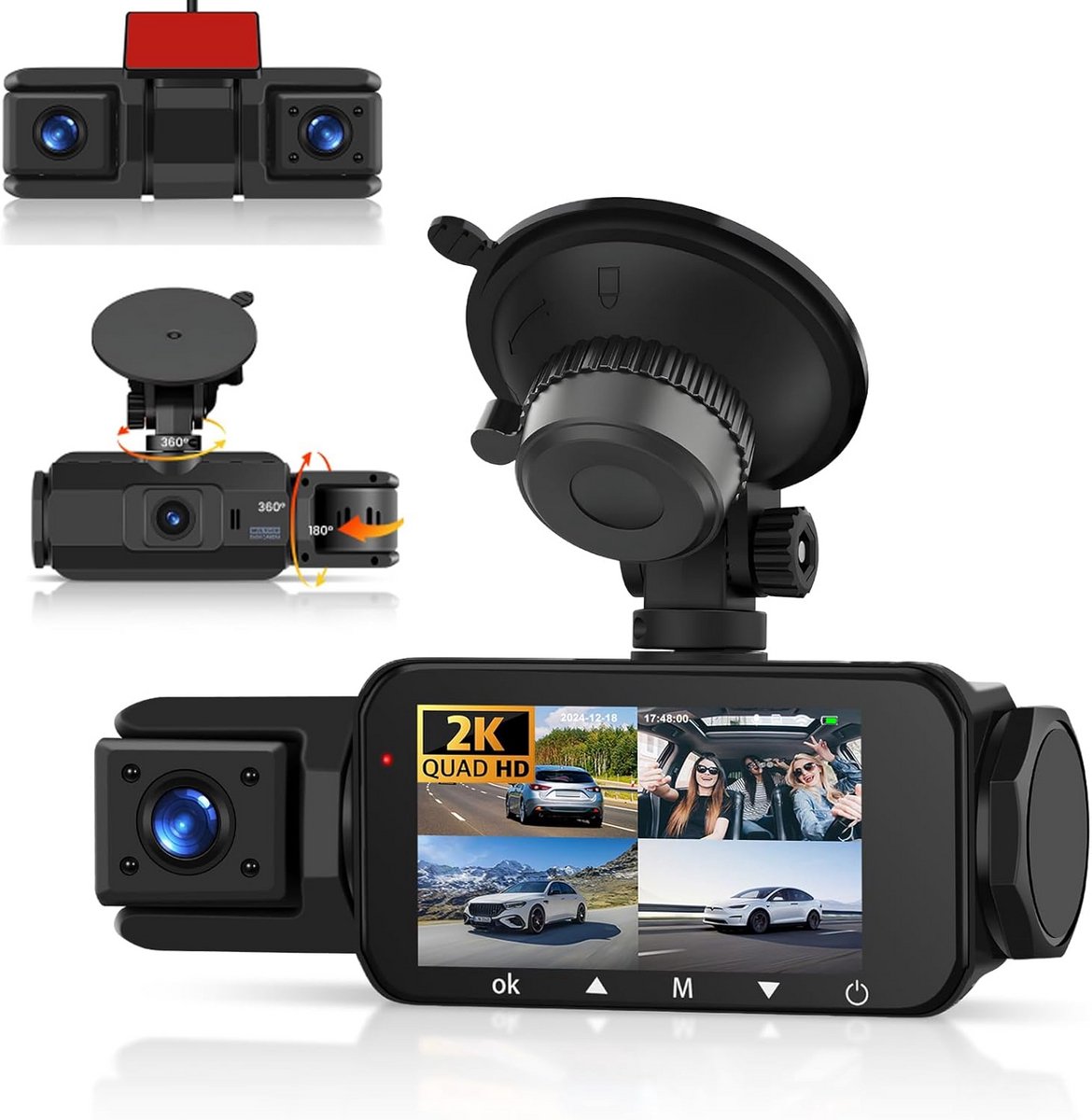 Hoogwaardige 4K Dashcam voor Auto en Vrachtwagen - Scherpe Video-opnames