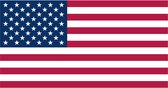Vlag Verenigde Staten - 90 x 150 cm - Amerikaanse Vlag - USA - Feestartikelen