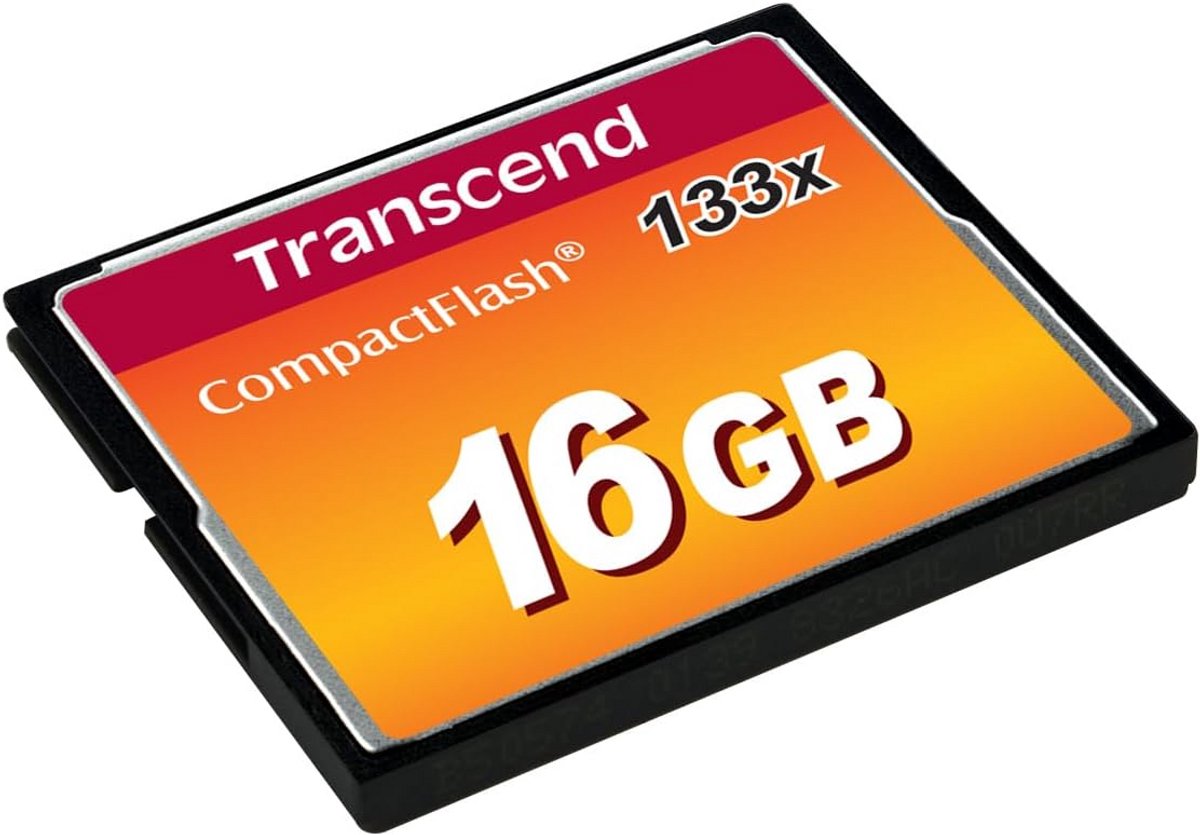 16GB CompactFlash CF Kaart 133x Snelheid - Robuuste MLC Opslag voor DSLR Camera's