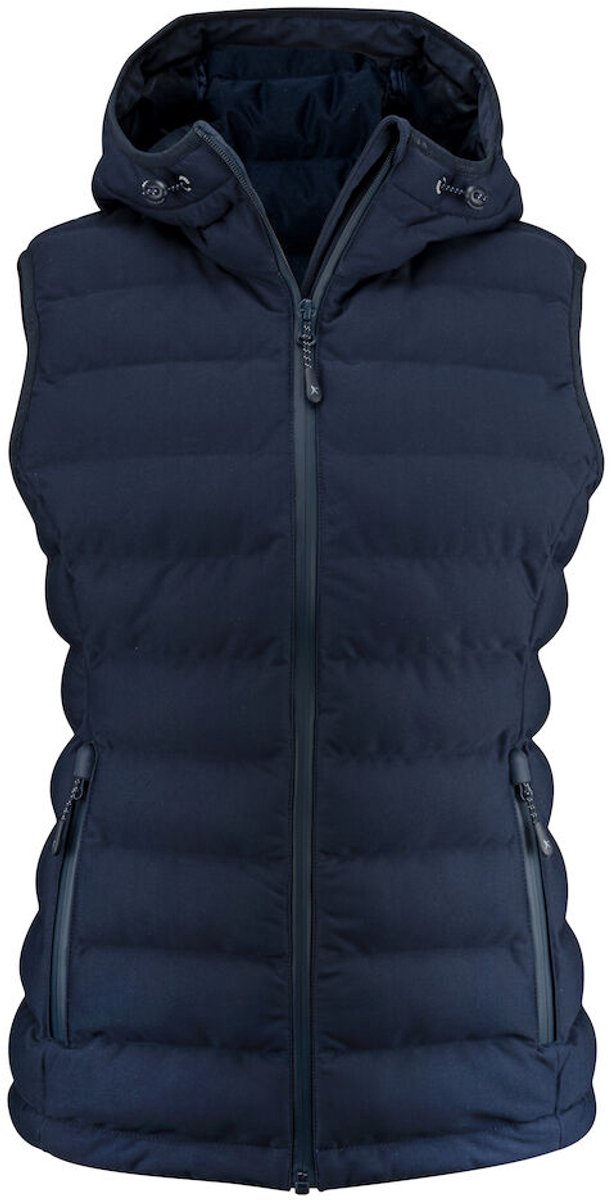 James Harvest WOODLAKE HEIGHTS VEST WOMAN 2121046 Marine Blauw