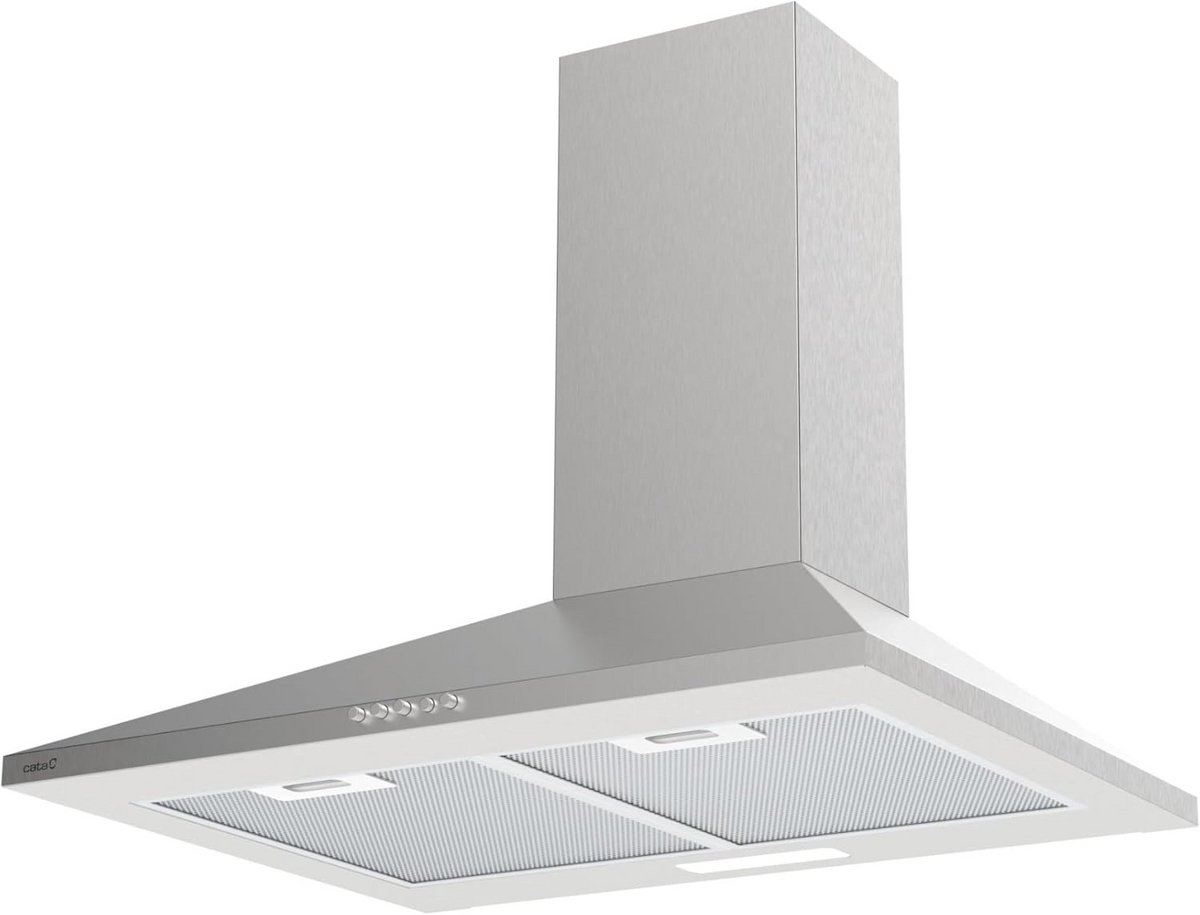 Wandafzuigkap 60 cm met 3 standen en LED-verlichting, 480 m³/u