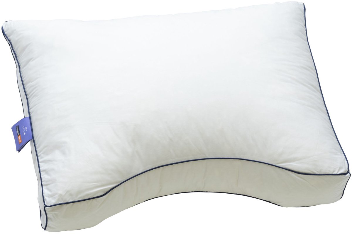 totaalBED Hoofdkussen Elin vezelbolletjes - 60x70 cm - rug, zijslapers