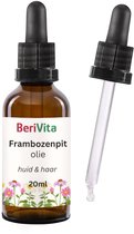 Frambozenzaad Olie 20ml Pipetfles - Frambozenpitolie, Frambozen olie van frambozenpitten - Plantaardige Frambozenolie voor de Huid