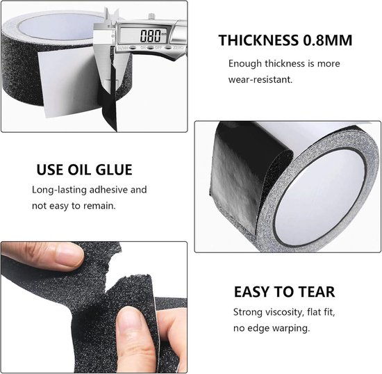 Zelfklevende Anti-slip Tape - Veiligheid - Traptape - Binnen & Buiten