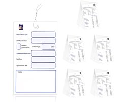 50pcs olie verversing pendants - olie borden met draad - olie service hanger - olie verversingssignalen - olie hanger 6x10cm