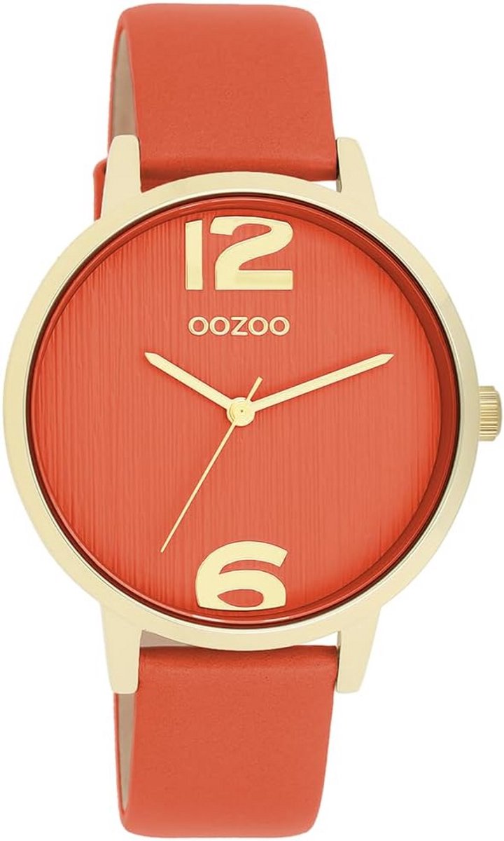 Elegant Analoog Dameshorloge met Leren Band