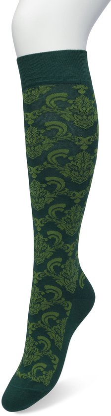 FALKE Dames Kniekousen Softmerino W KH Wol Katoen Lang eenkleurig 1 Paar, Groen (Military 7826), 37-38