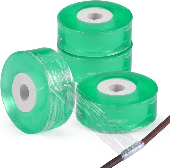Veredelingstape - Zelfklevend - Groen - 2 cm breed - Transparant - 100