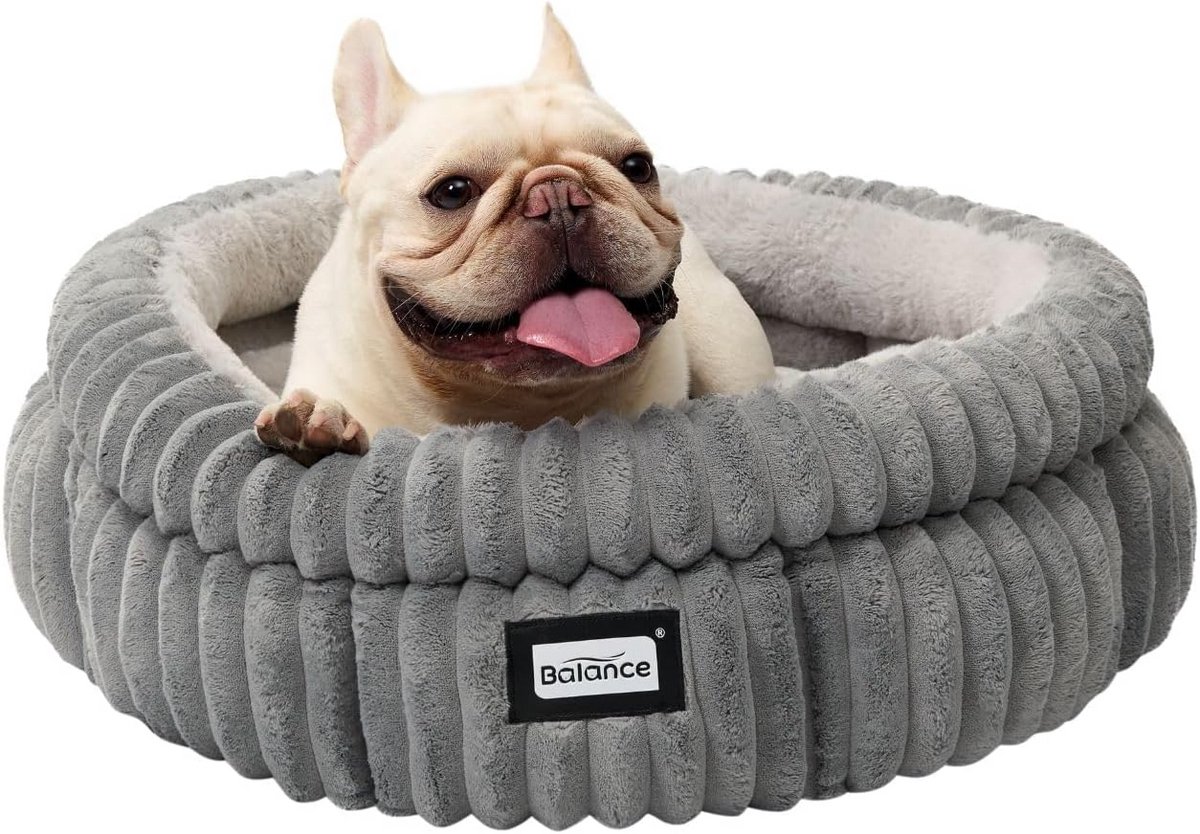 Rond Mand voor Katten en Puppy's - Superzacht Pluche Huisdierbed - Wasbaar en Antislip