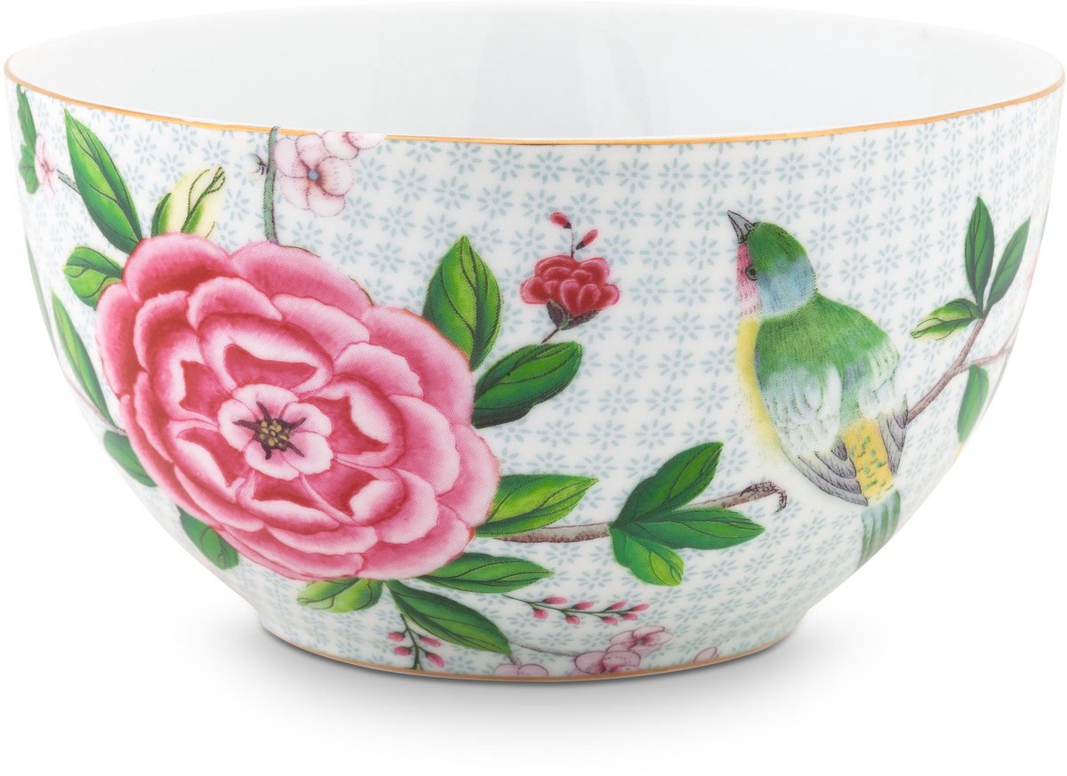Bowl Blushing Birds White 15cm