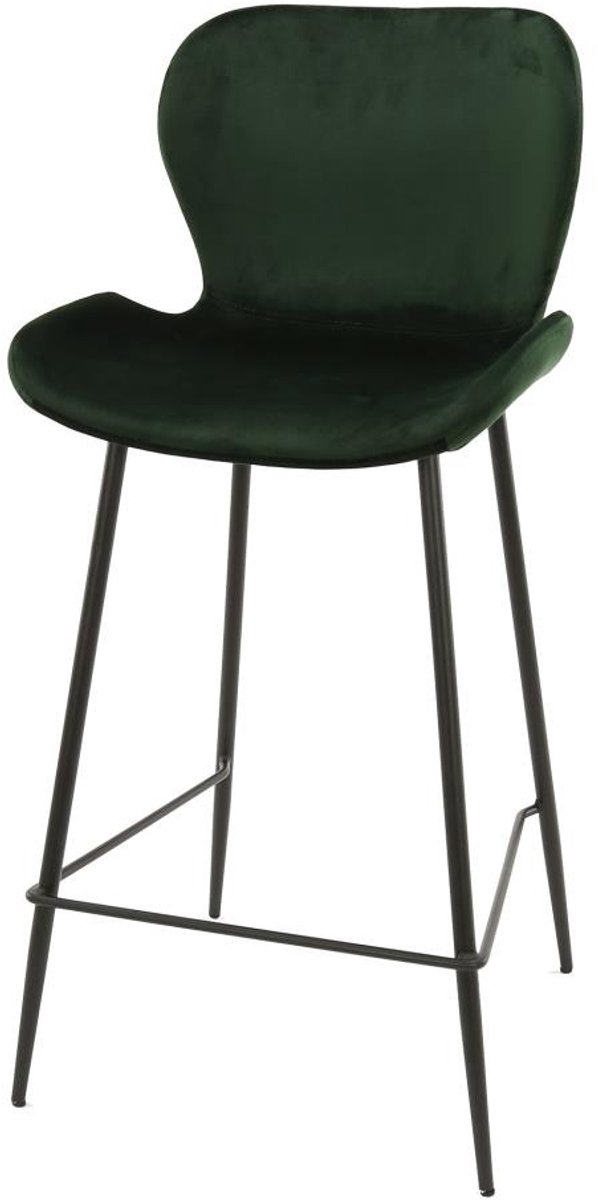 Giga Meubel Barstoel Velvet - Groen