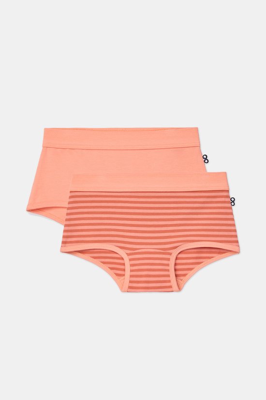 Ensemble sous-vêtement Woody fille - lion - rose - 1 haut et 2 boxers - taille 140