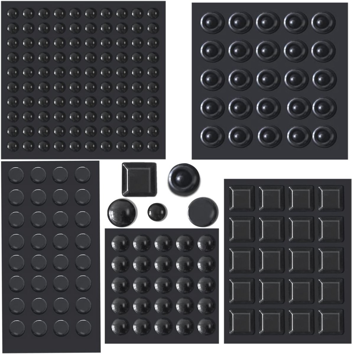 Zelfklevende Bumperpads - Transparante Geluiddempende Rubber Voetpads voor Meubelbescherming - 202 Stuks