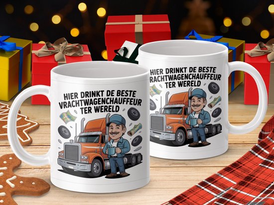 Mug pour le meilleur chauffeur routier du monde, mug humoristique pour routiers, idée cadeau pour chauffeurs routiers, mug pour conducteurs