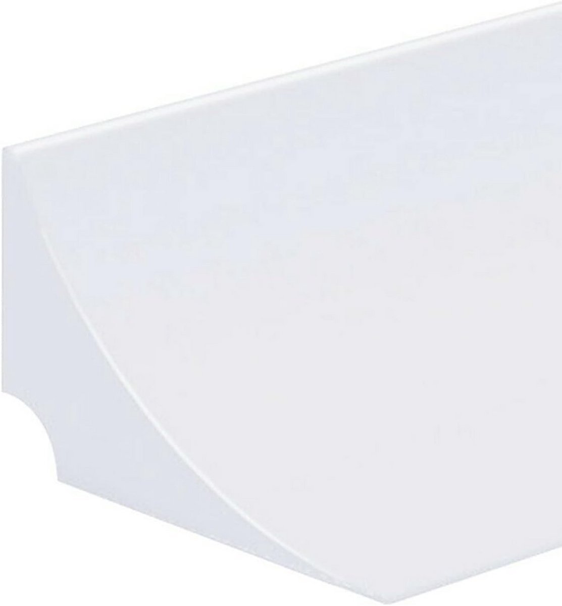 Douche waterstop strip - Zelfklevende afdichtstrip voor randloze douches, badkuipen & wastafels (wit, 5 m)