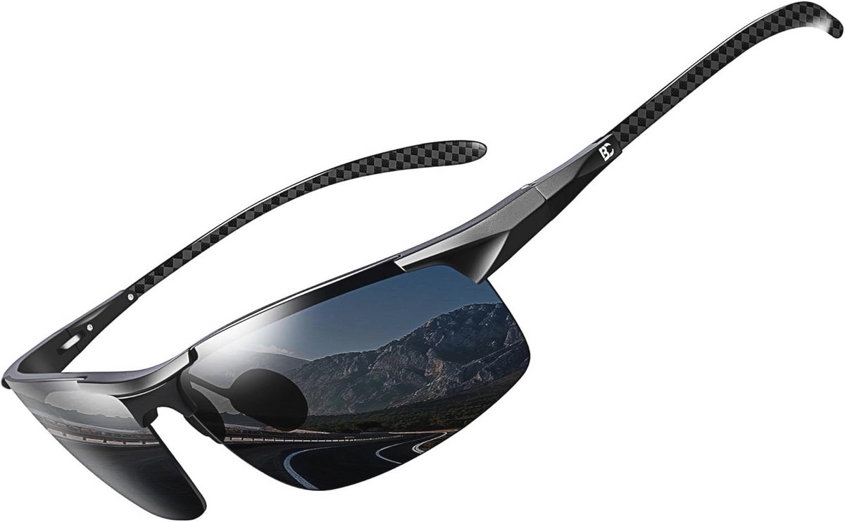 Gepolariseerde Zonnebril voor Mannen - Sportieve Anti Glare Zonnebril voor Buitenactiviteiten