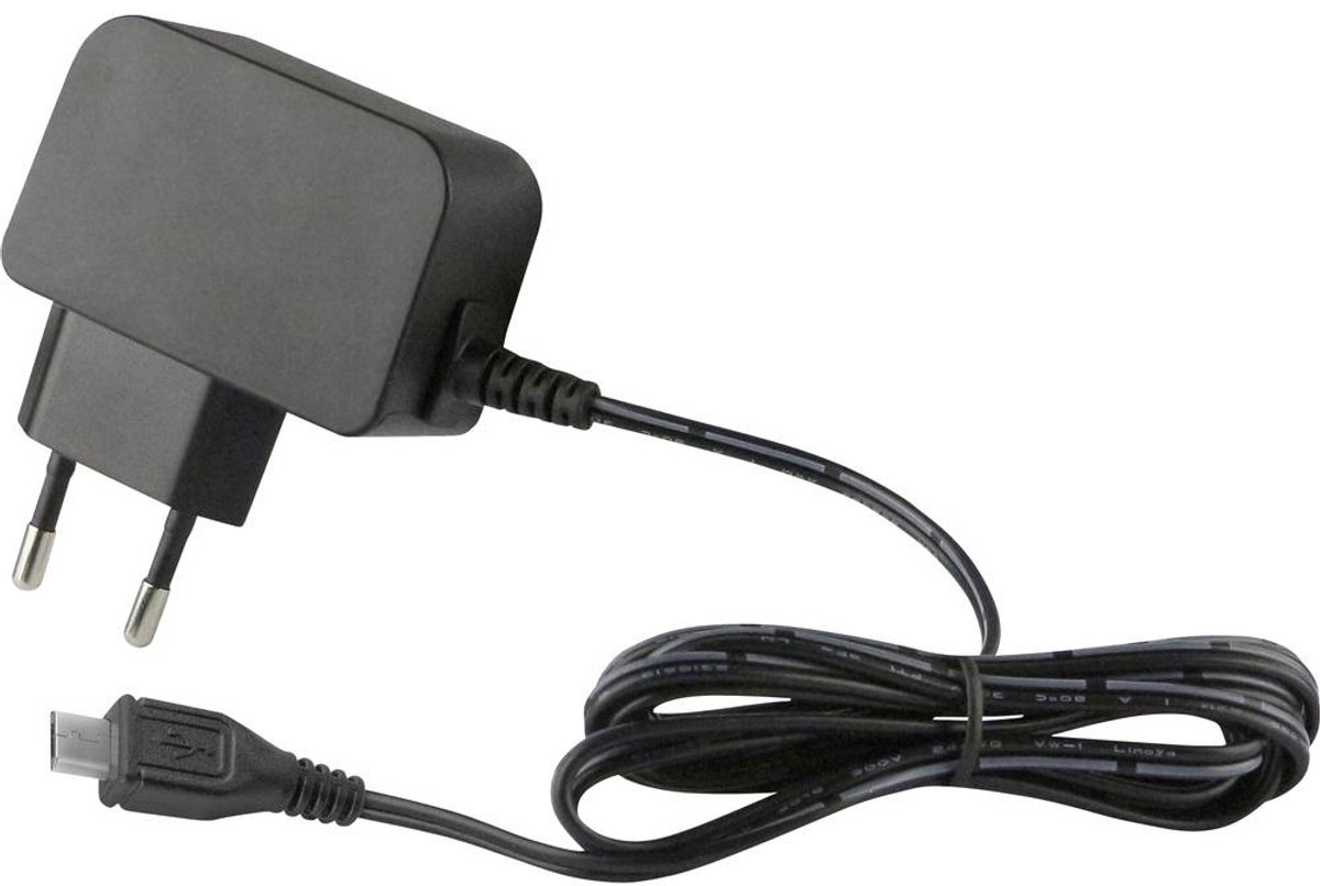 HN Power HNP12-MicroUSBL6 USB-oplader 1x Micro-USB Zwart Binnen