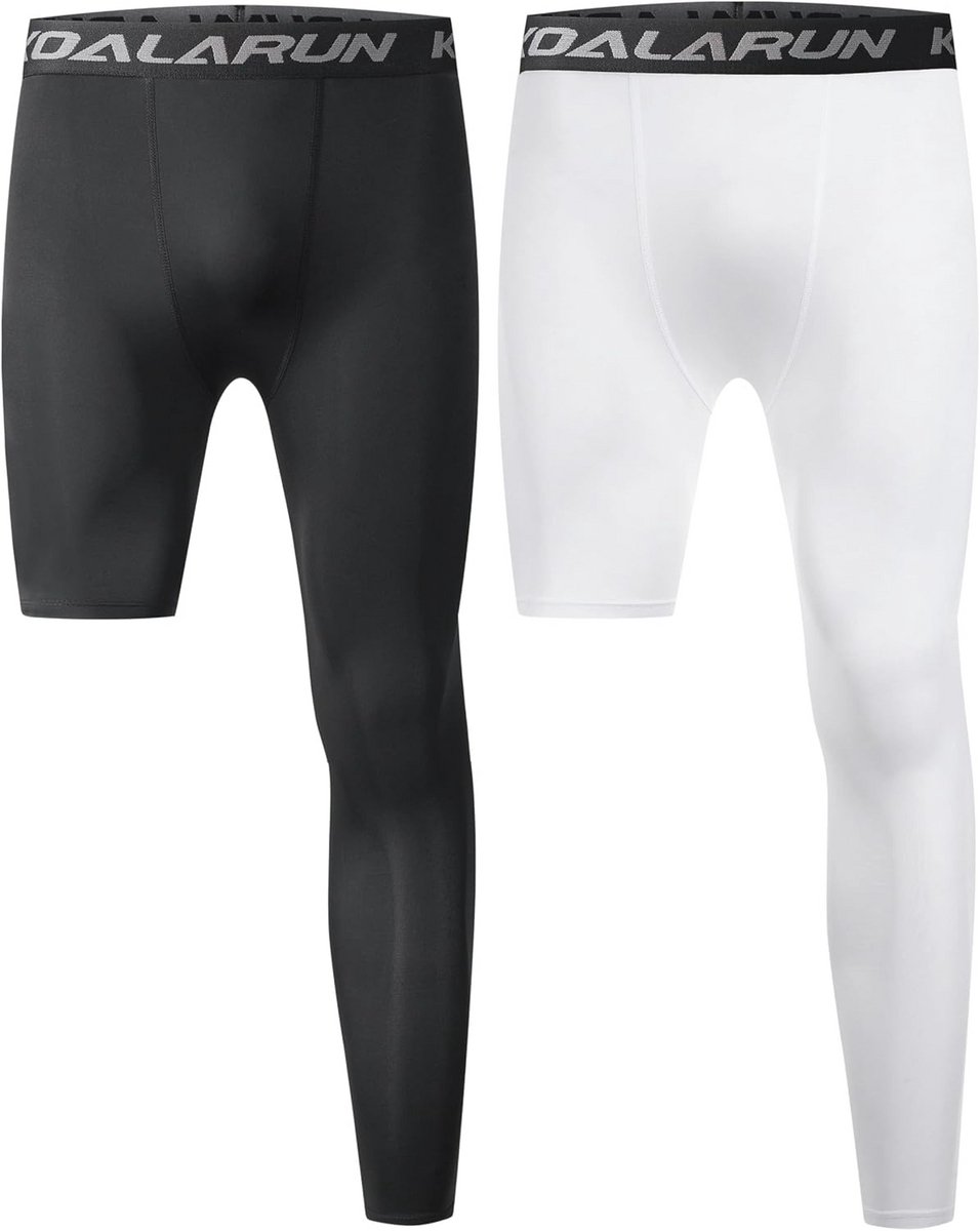Compressie panty voor basketbal en andere sporten - Een been lange leggings