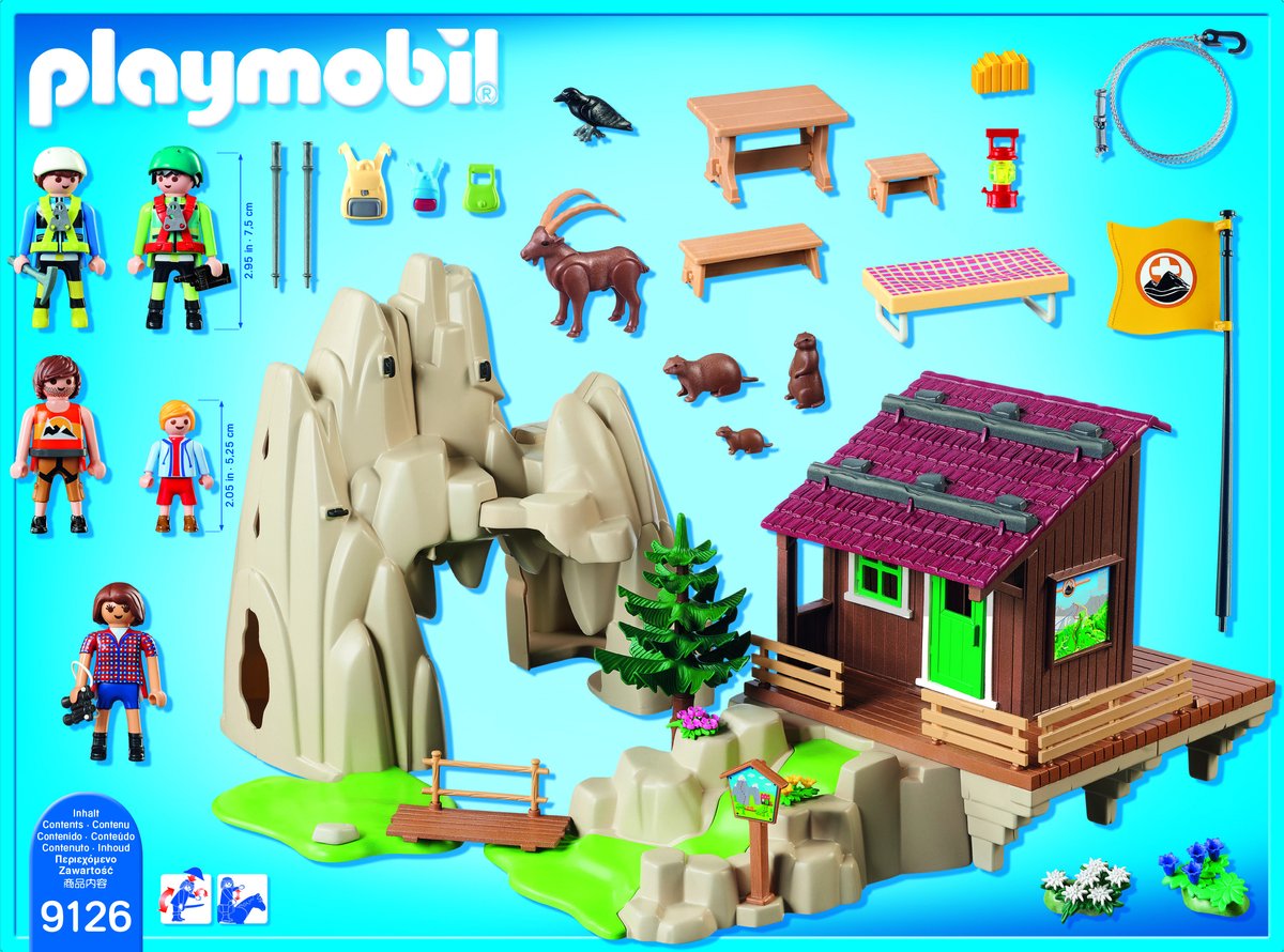 PLAYMOBIL Bergbeklimmers met berghut  - 9126 — afbeelding 13