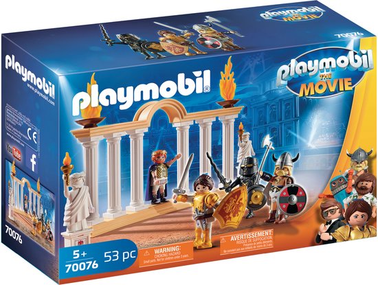 PLAYMOBIL  PLAYMOBIL: THE MOVIE Keizer Maximus in het Colosseum - 70076