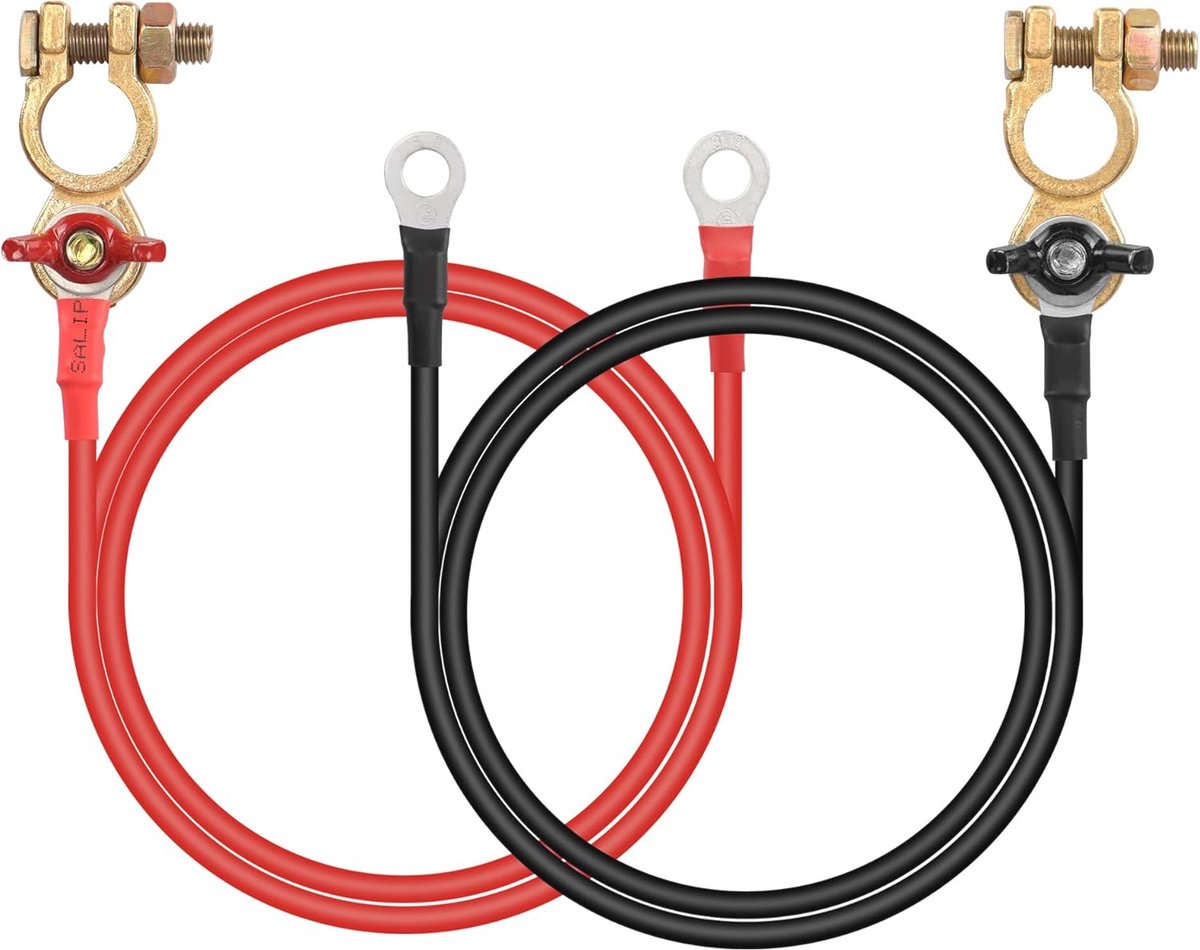 Batterij Terminal Connectors Kabel 10AWG voor Auto, Marine en Solar