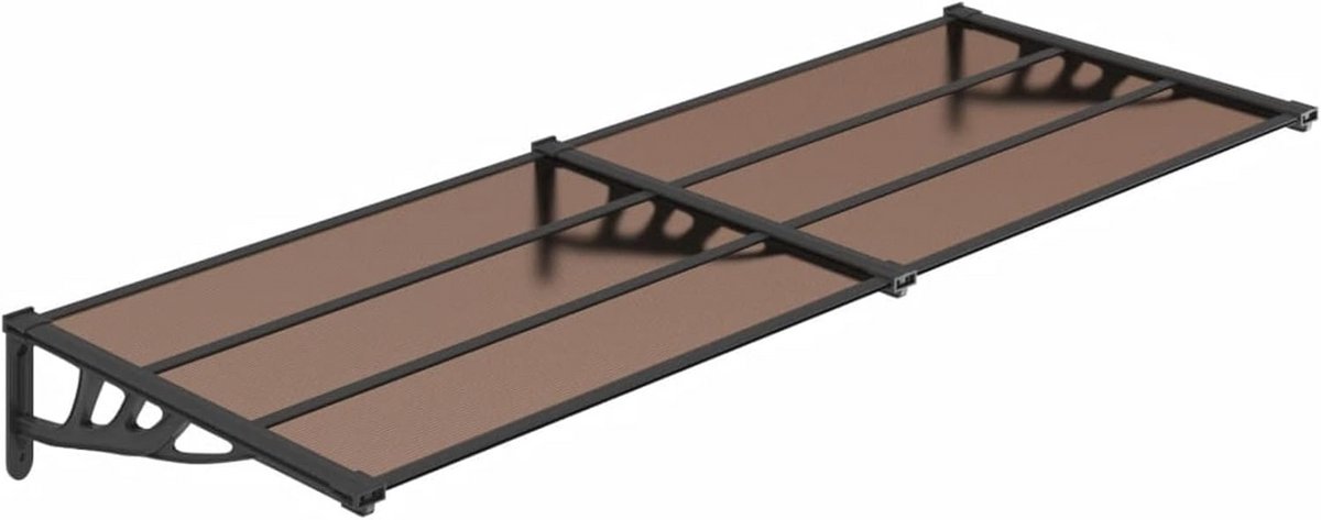 Deurluifel van polycarbonaat voor buiten | Bescherming tegen slecht weer | 239 x 90 cm
