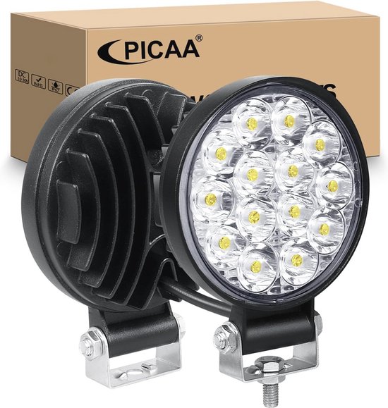 VINGO Arbeitsscheinwerfer LED 12v, 2x 48W Scheinwerfer Für Traktor, Auto LED Strahler LKW Offroad Pkw Zusatzscheinwerfer Ip67 Wasserdicht Ruckfahrscheinwerfer Suv 81963107