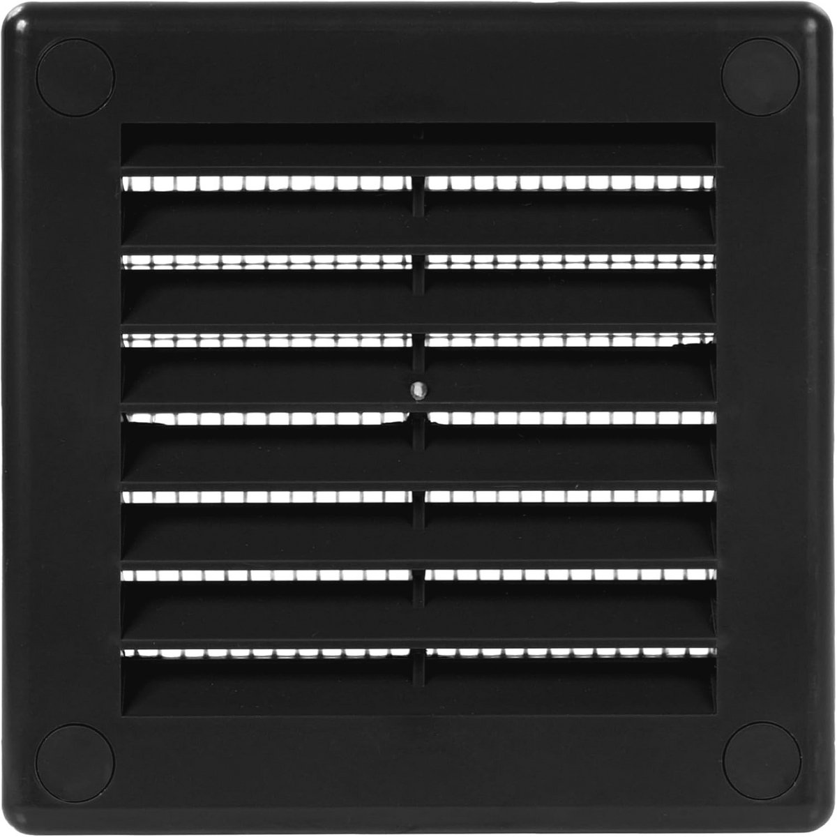 Plat Vierkant Ventilatierooster in Kunststof - 7,6 x 7,6 cm - Luchtdeflector voor HVAC en Ventilatiesystemen