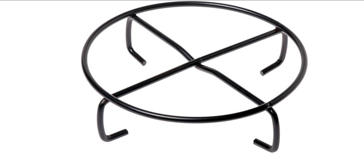 Valhal Outdoor dekselsteun (trivet) - zwart - 19cm