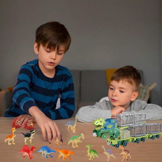 iZoeL Calendrier de l'Avent 2025 Enfant Calendrier de l'Avent Garçon Dinosaure Jouet, 24