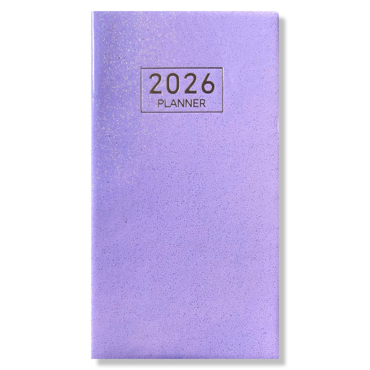 2026 Pocket Agenda - Weekagenda 7D/2P - Softcover Lila - 9,5x17,3cm
