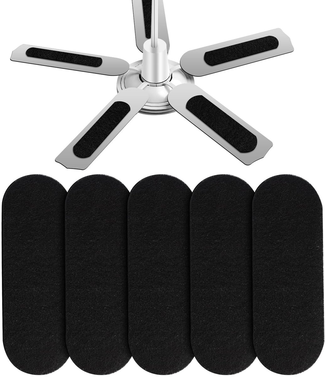 5 stuks plafondventilatorfilters, plafondventilator met actieve koolstof luchtreiniger pads voor thuiskantoor Houd de lucht fris Verwijder geuren, stof en verontreinigende stoffen
