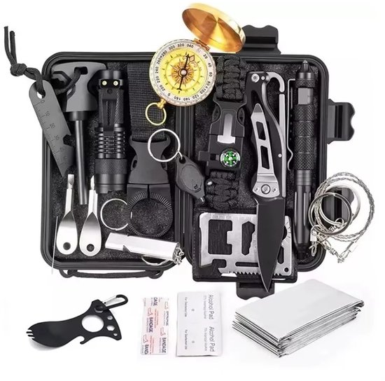 Kit de Survie Kaki (18 en 1) – France Survivalisme