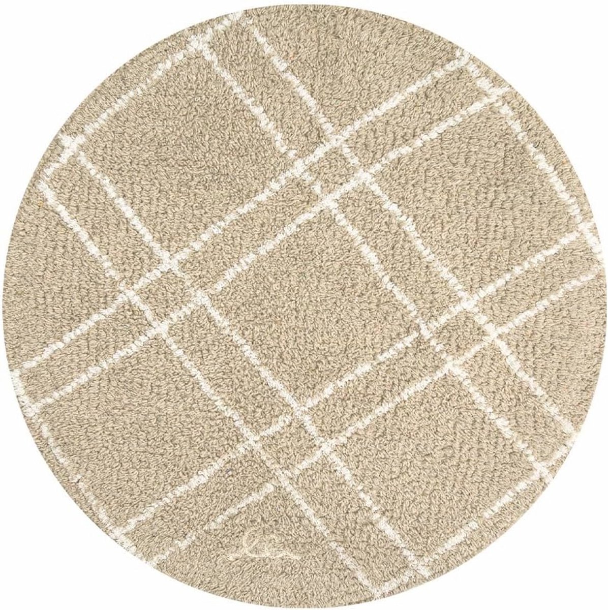 Rond Antislip Badkamertapijt - Wasbaar en Absorberend, 55 cm verkrijgbaar in Diverse Kleuren