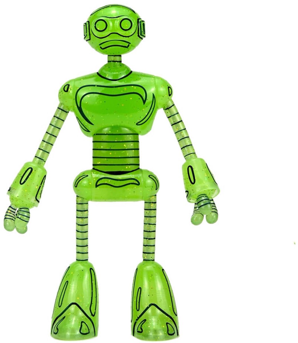 NECA Teenage Mutant Ninja Turtles (Mirage Comics) Action Figure Transmat Fugitoid GID 18 cm Action Figuur