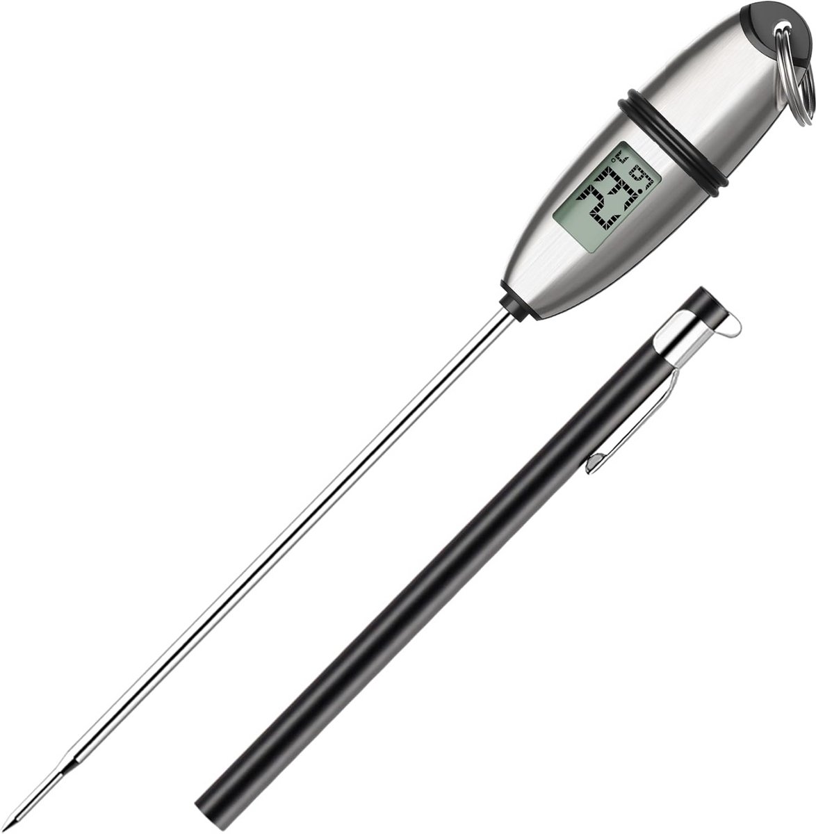 PromoHome Digitale Keukenthermometer met Lange Sonde voor Grillen en Bakken