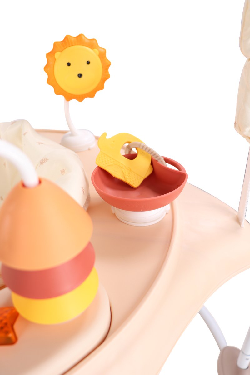 MamaLoes Activiteiten Jumper Baby - Eva Beige - Bouncer Baby - Speelgoed — afbeelding 3