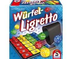 Schmidt® - Dobbelsteen Ligretto® - Würfel Ligretto® - Actiespel met dobbelstenen - Snel reactiespel - vanaf 8 jaar - 2-4 spelers
