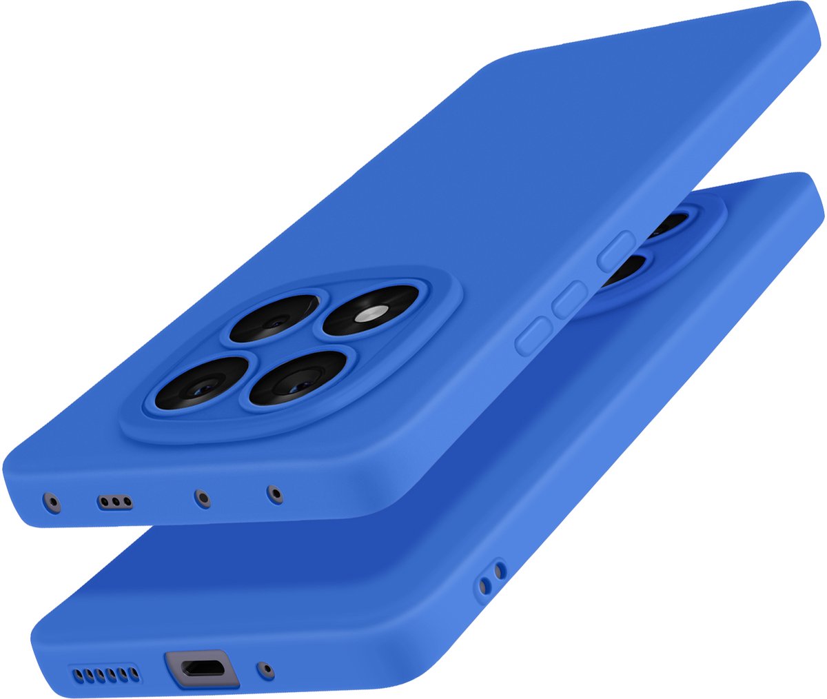 Avizar Hoesje voor Redmi Note 14 Pro en 14 Pro Plus Silicone Camera Beschermd, Blauw